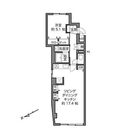 間取り 菱和パレス品川中延 1階/104
