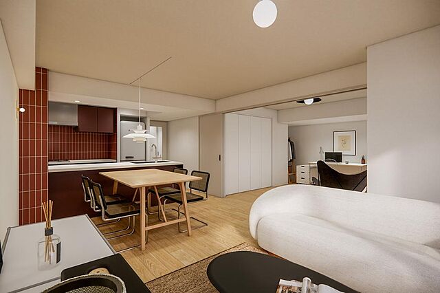 リビング/ダイニング 代々木ロイヤルマンション 3階/-