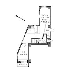 間取図画像 1LDK