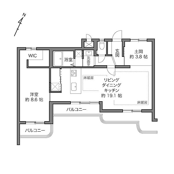 間取りを拡大表示