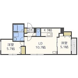 サンルーチェ北大 4階