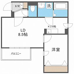 ワイスハイム琴似 4階
