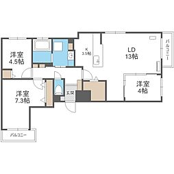 カームヒルズ西岡 4階