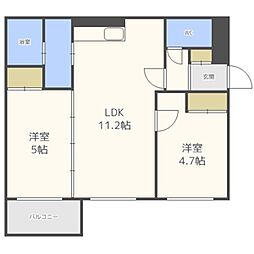 フォルトゥーナ学園前 2階
