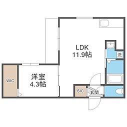 間取図画像 1LDK