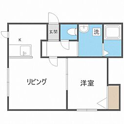 ルーチェ 1LDKの間取図画像
