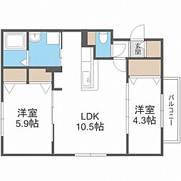 ヴォヤージュ円山 3階