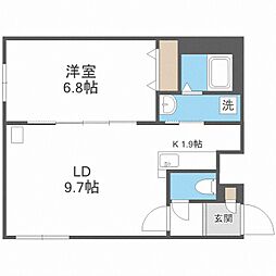 ブランブリエ中の島B棟 4階