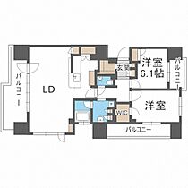 シティハウス円山  ｜ 北海道札幌市中央区大通西24丁目（賃貸マンション2LDK・10階・77.40㎡） その2