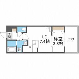 アルファスクエア福住2条 1階