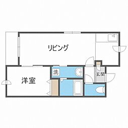 ライズ313 1LDKの間取図画像