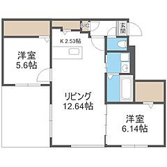物件の間取り