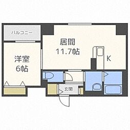 IZOU 1LDKの間取図画像