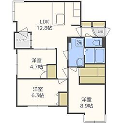 VICINATO 3LDKの間取図画像