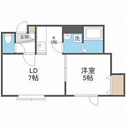エミネンス 1LDKの間取図画像