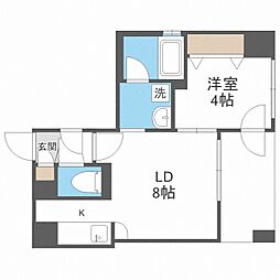 クラッセ麻生ステーション 1LDKの間取図画像