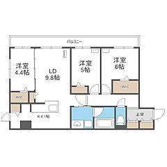 物件の間取り