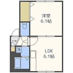 Ｍ・ｓコート月寒 2階/-