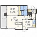 クレジデンス札幌・南4条14階12.4万円