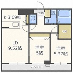 物件の間取り