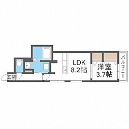 ラグゼ北大前 4階