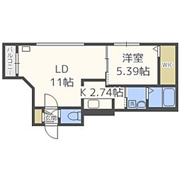 ChateauLife近代美術館前1 1LDKの間取図画像