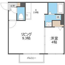 ライトベル美園 3階/-