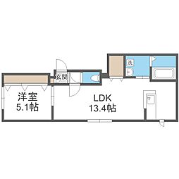 Stella 1LDKの間取図画像