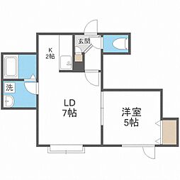 ロイヤルハイツセイヤ 1LDKの間取図画像