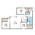 Le Clair Asabu(ルクレールアサブ)1階13.0万円