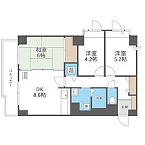 南四条ハイデンス西線  ｜ 北海道札幌市中央区南四条西14丁目（賃貸マンション3LDK・7階・61.92㎡） その2