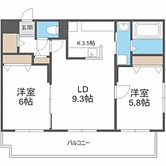 物件の間取り