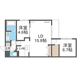 オリヴィオ南15西8 2階/-