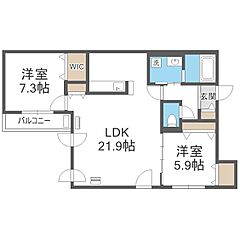 物件の間取り