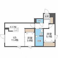 物件の間取り