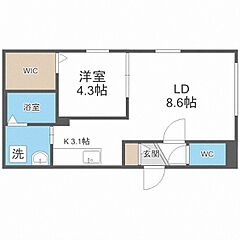 物件の間取り