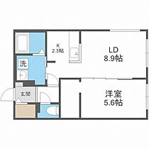 ラフィナート発寒中央  ｜ 北海道札幌市西区発寒十条2丁目（賃貸マンション1LDK・4階・41.56㎡） その2