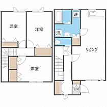 メゾン・ドゥ・サヴォワ  ｜ 北海道札幌市北区太平二条3丁目（賃貸テラスハウス3LDK・1階・66.42㎡） その2