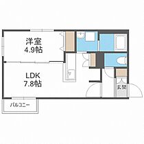 ＥＶＡ南平岸（エヴァ南平岸）  ｜ 北海道札幌市豊平区平岸一条12丁目（賃貸マンション1LDK・2階・34.37㎡） その2