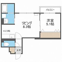 グランメール・シャリテ  ｜ 北海道札幌市豊平区中の島二条10丁目（賃貸マンション1LDK・2階・40.25㎡） その2