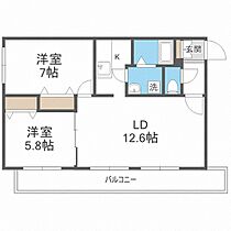 フォーレスト元町  ｜ 北海道札幌市東区北二十一条東12丁目（賃貸マンション2LDK・2階・56.58㎡） その2