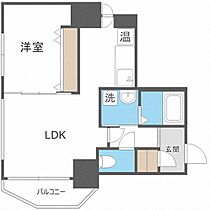 ラ・ソレイユ南2条  ｜ 北海道札幌市中央区南二条西9丁目（賃貸マンション1LDK・5階・40.67㎡） その2