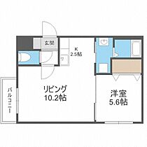 ＣＲＥＡＮＯＲＴＨ15Ｂ  ｜ 北海道札幌市東区北十五条東9丁目（賃貸マンション1LDK・4階・35.00㎡） その2