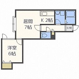 フォート・デルッシ新発寒 2階