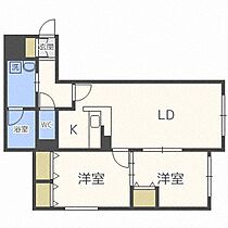 レジデンスＫＴＭ  ｜ 北海道札幌市西区発寒七条14丁目（賃貸マンション2LDK・1階・55.70㎡） その2