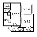 Olive環状東1階5.1万円