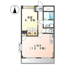 香川県高松市多肥上町（賃貸マンション1LDK・3階・44.88㎡） その2