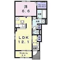 香川県丸亀市土器町東8丁目（賃貸アパート1LDK・1階・52.38㎡） その2