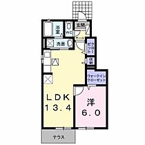 香川県坂出市久米町2丁目（賃貸アパート1LDK・1階・45.47㎡） その2