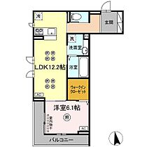 香川県高松市太田下町（賃貸アパート1LDK・3階・48.71㎡） その2